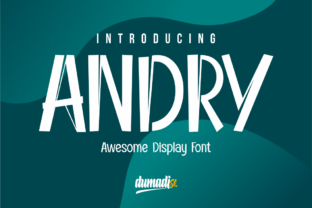 Andry Font: A Simple and Relaxed Display Typeface