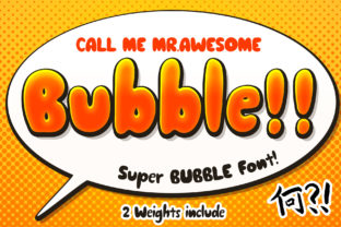 Awesome Bubble: A Stylish Font That Elevates Design Across Industries