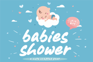 Babies Shower Font for Creative Expression