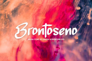 Brontoseno: A Brush Pen-Inspired Font for Creative Expression