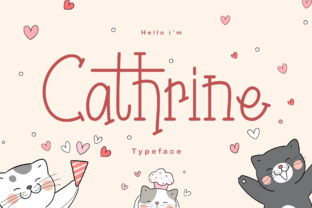 Chatrine and Cathrine: The Enchanting Display Font That Elevates Creativity