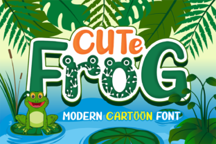 Cute Frog Font for Creative Projects