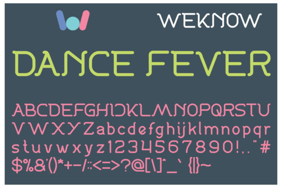 Dance Fever Font: A Stylish Choice for Visual Projects