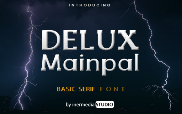 Delux Mainpal: A Modern Display Font with Traditional Roots