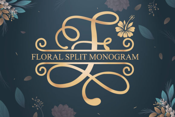 Floral Split: A Font That Transforms Design with Elegance