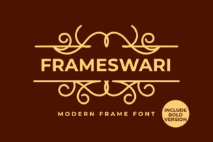 Frameswari: A Charming Dingbats Font for Creative Framing