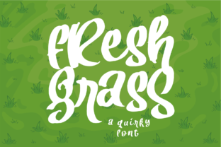 Fresh Grass Font: A Playful and Authentic Design Choice