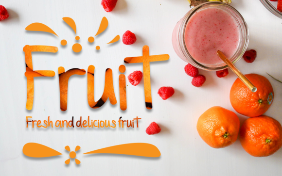 Fruit Font: A Modern Display Font for Creative Projects