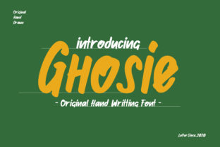 Ghosie: A Friendly Font for Creative Expression