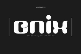 Onix: A Playful Font for Abstract Expression