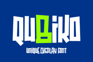 Qubiko: A Playful Font That Celebrates Abstract Shapes