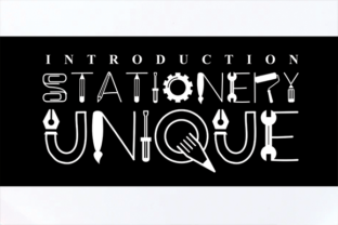 Stationary Unique: A Font That Elevates Creativity and Professionalism in Design